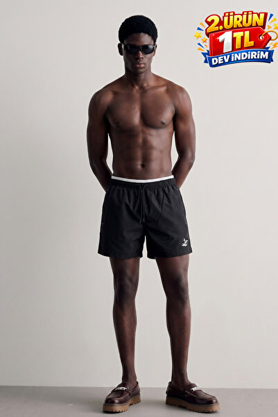 DAMGA JEANS Ανδρικό σορτς κολύμβησης Premium Jogger, ελαφρύ, γρήγορου στεγνώμ...