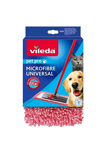Vileda Pet Pro 140995 Mop Refill, Red