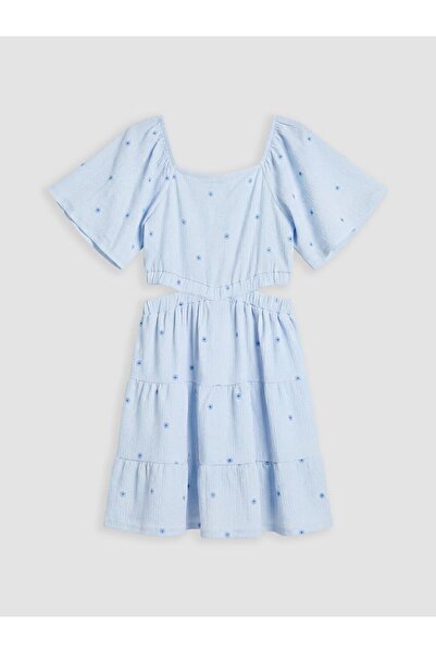 LC Waikiki LCW Kids Square Neck Girl's Dress