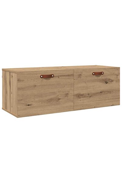 vidaxl Dulap montat pe perete Stejar Artizanal 100 x 36,5 x 35 cm