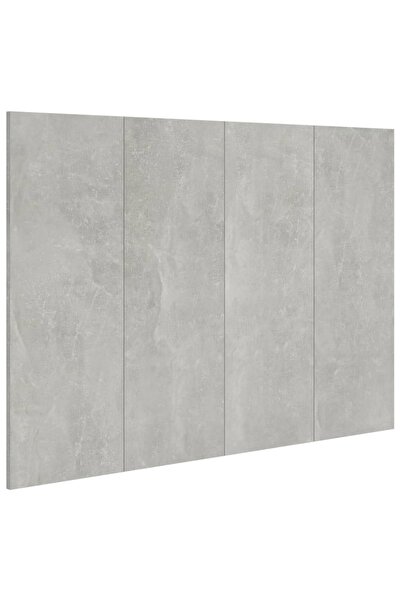 vidaxl Tăblie de pat, gri beton, 120x1,5x80 cm, lemn prelucrat
