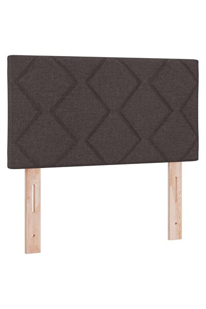 vidaxl Headboard Dark brown 80 cm fabric
