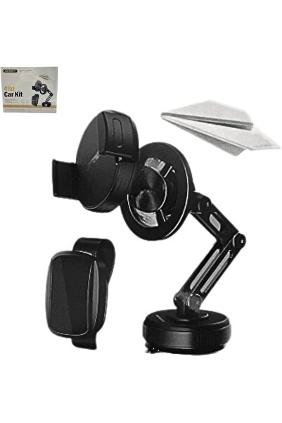 Generic 4-in-1 Car Kit with Phone Holder, Dashboard and Windshield Mount, Adj...