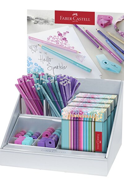 Faber Castell DISPLAY CONCEPT SPARKLE 1 (CR GRAFIT, CR COLORAT + MANȘON) FABER