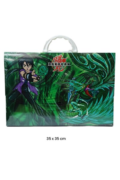 KILIÇASLAN SHOP 25 X 35 BAKUGAN PROJE RESİM ÇANTASI (İNCE PVC MALZEME) 1 ADET