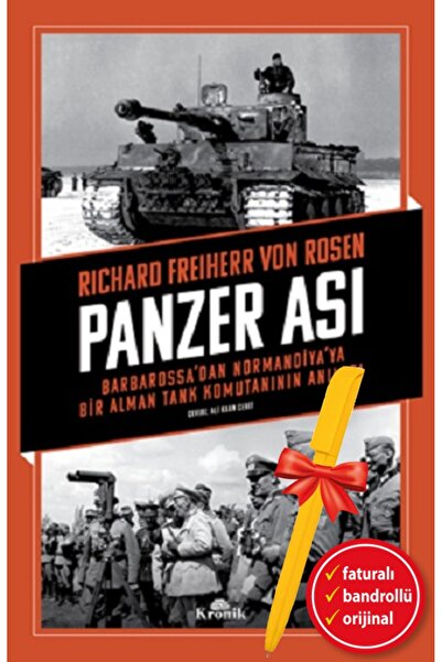 Kronik Kitap Alfa Kalem-Panzer Ası (Richard Freiherr von Rosen)Tarih Set
