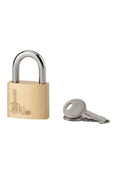 THIRARD Luggage padlock, with key, TYPE 1, 25 mm,