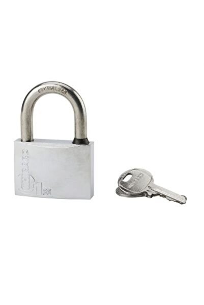 THIRARD Construction padlock, with key, TYPE 1, 60 mm, chrome-plated