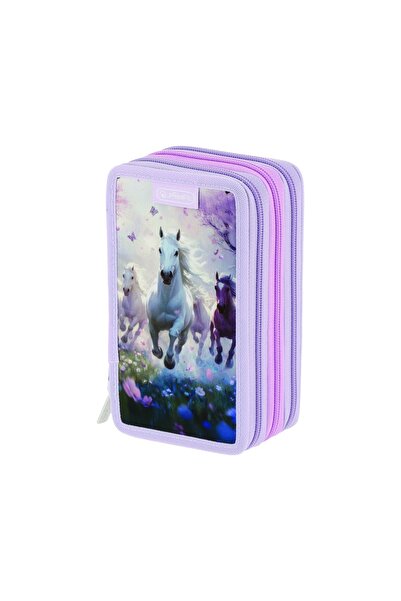 Herlitz Penar echipat Herlitz, 31 piese, 3 fermoare, dimensiune 19 x 11.5 x 7...