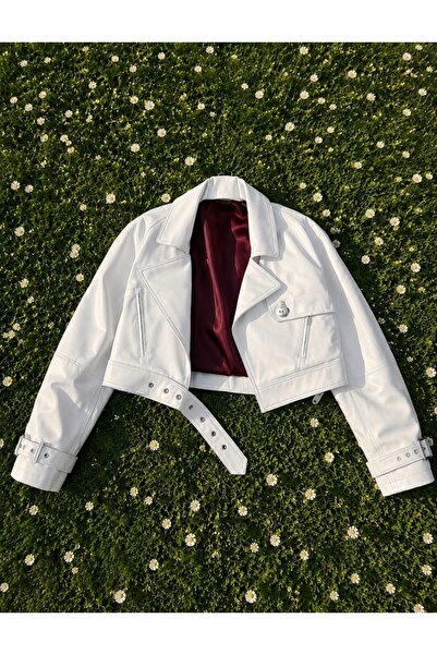 Velmora Leather Hakiki Deri Kadın Ceketi