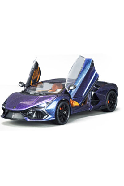 PlayFun Macheta Auto Lamborghini Revuelto 1:24 Die-Cast (Metal) cu Sunet și L...