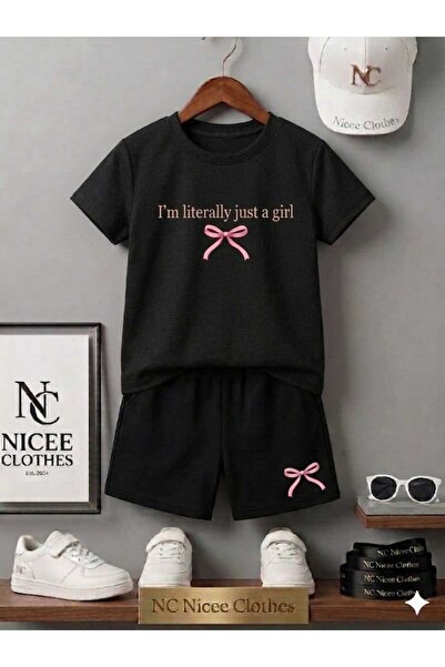 NC Nicee Clothes Tricou și pantaloni scurți de vară pentru copii, unisex (cu ...