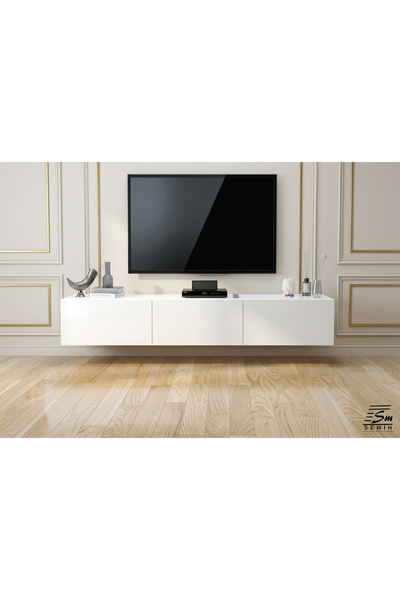 SEMİH MOBİLYA Modern MDF Duvara Monte 160 cm TV Ünitesi – Fonksiyonel ve Zari...
