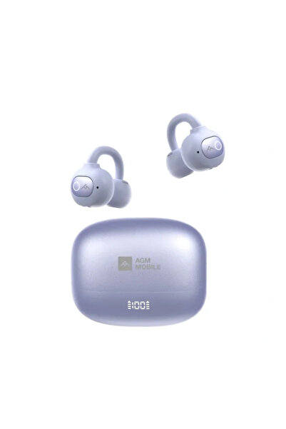 agm Open Buds 1 – Open-Ear Ακουστικά Bluetooth 5.4 με ANC & LED Display, IPX4...
