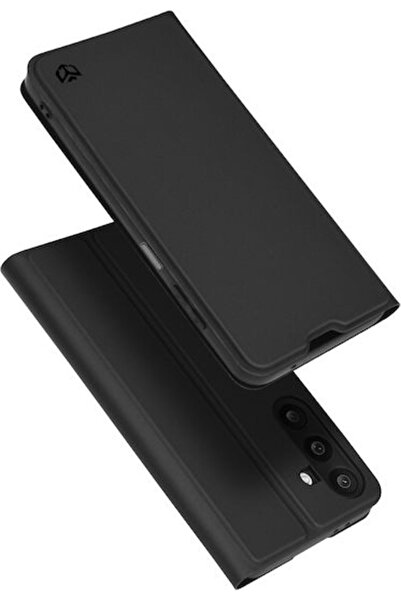 Techsuit Magskin Book Σιλικόνη / Συνθετικό Δέρμα Μαύρο (Samsung Galaxy A27 5G)