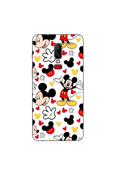 OEM Husa compatibila cu OnePlus 6 Silicon Gel Tpu Model Mickey Cool Pattern