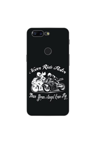 OEM Husa compatibila cu OnePlus 5T Silicon Gel Tpu Model Never Ride Faster