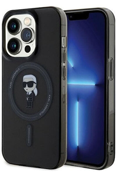 Karl Lagerfeld Πίσω Κάλυμμα Πλαστικό Μαύρο (iPhone 14 Pro) Κωδικός: KLHMP14LH...