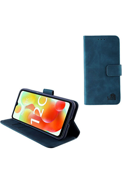 Lime&co Lime Essential Magnet Book Συνθετικό Δέρμα Σκούρο Μπλε (Redmi 12C) Κω...