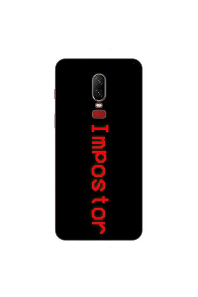 OEM Husa compatibila cu OnePlus 6 Silicon Gel Tpu Model Among Us Impostor