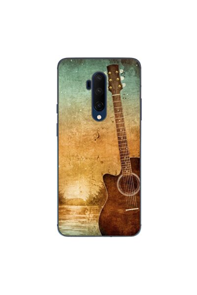 OEM Θήκη συμβατή με OnePlus 7T Pro από σιλικόνη gel TPU με σχέδιο vintage κιθ...