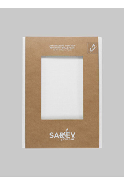 Sarev Beyaz Fitted Çarşaf NEWSLOWCITY120x200FITTEDSHEBEYAZ