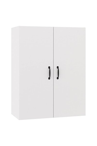 vidaxl Dulap suspendat, alb, 69,5x34x90 cm, lemn prelucrat