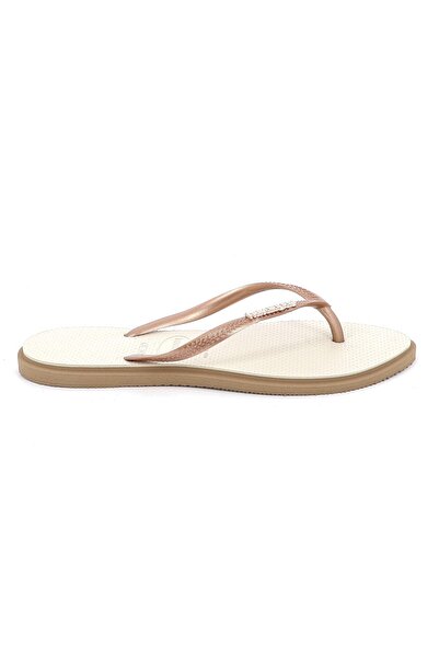 Havaianas Γυναικεία Σαγιονάρα Slim Point Χρώματος Μπεζ 4149584-6842