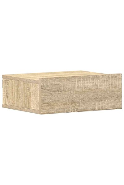 vidaxl Noptieră suspendată, stejar sonoma, 40x30x15 cm, lemn prelucrat