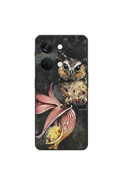 OEM Husa compatibila cu OnePlus Nord 3 Silicon Gel Tpu Model Owl Painted