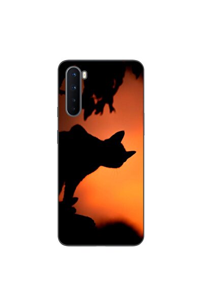 OEM Husa compatibila cu OnePlus Nord Silicon Gel Tpu Model Halloween Pisica N...