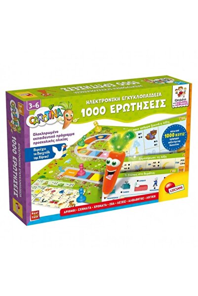 REAL FUN TOYS Real Fun Επιτραπέζιο Carotina 1000 Ερωτήσεις 49363