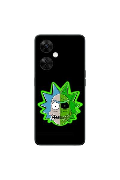 OEM Калъф, съвместим с OnePlus Nord CE3 Lite, силиконов гел TPU, с десен Рик ...
