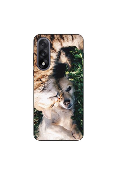 OEM Husa compatibila cu OnePlus Nord 5 Silicon Gel Tpu Model Caine si Pisica