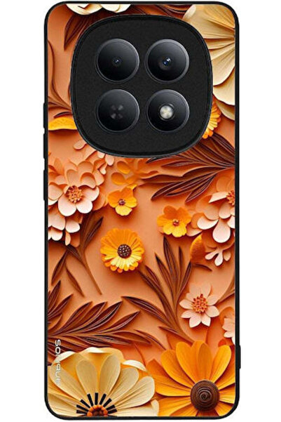 Other Θήκη Sonique Σειρά 3D Λουλούδια Xiaomi Redmi Note 15 5G Πορτοκαλί