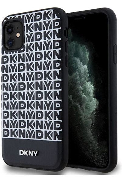 Dkny Θήκη Magsafe από δερματίνη PU με επαναλαμβανόμενο σχέδιο και λωρίδα στο ...