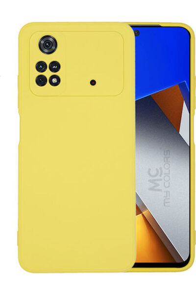 Other Σονίκ Πίσω Κάλυμμα Σιλικόνης Κίτρινο (Poco M4 Pro)