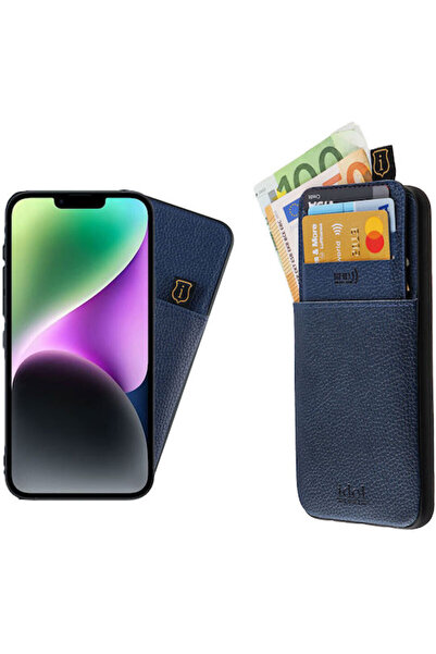 Other Idol 1991 Αντι-RFID Δερμάτινο Πορτοφόλι Μπλε (iPhone 14 Plus) Κωδικός: ...