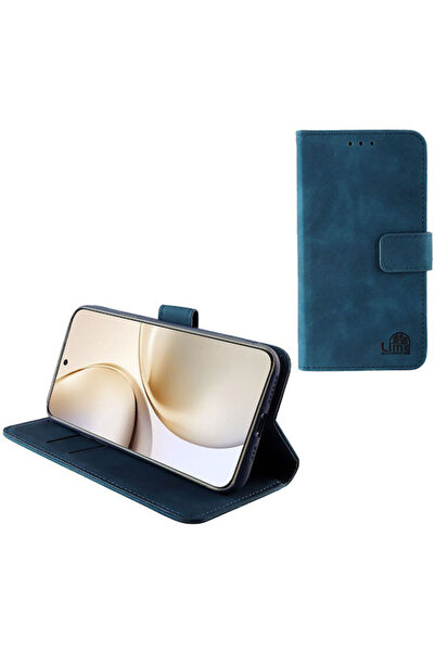 Lime&co Lime Essential Magnet Book Συνθετικό Δέρμα / Σιλικόνη Μπλε (Realme 14...