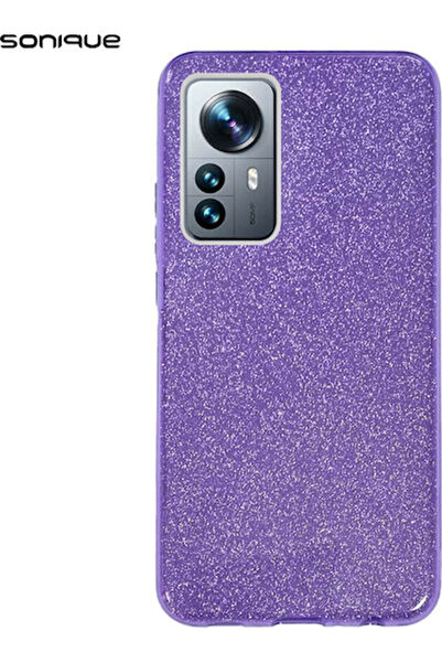 Other Σονίκ Λαμπερή Πίσω Θήκη Σιλικόνης Μωβ (Xiaomi 12 Pro)