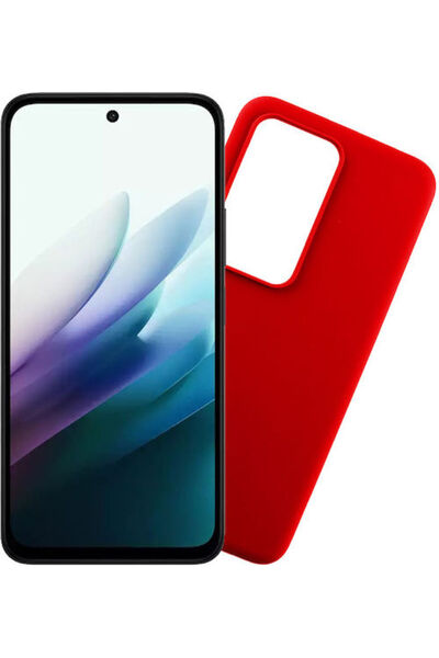 Other Volte-Tel Κόκκινη Θήκη Πλάτης Σιλικόνης για Redmi 15