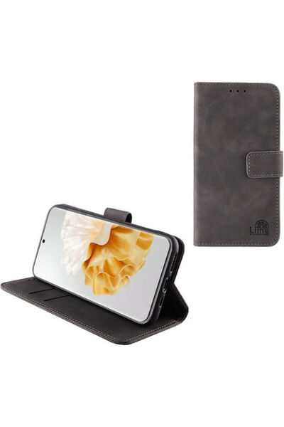 Lime&co Lime Book Synthetic Leather Gray (Huawei P60 Pro)