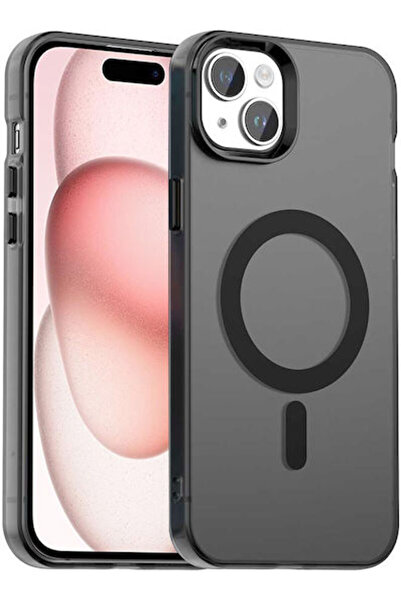 Techsuit Πίσω Κάλυμμα Σιλικόνης Μαύρο (iPhone 15 Plus)
