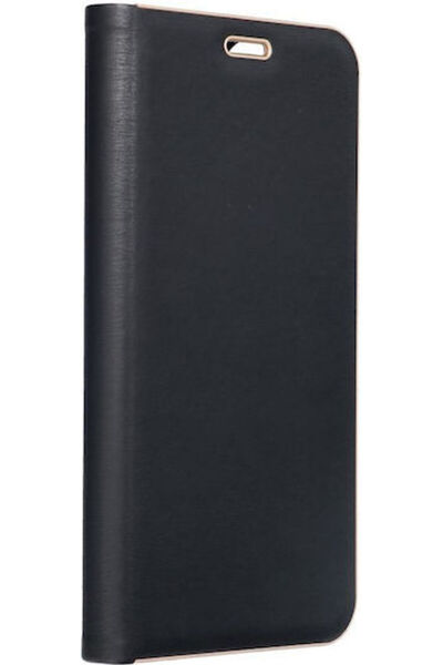 OEM Luna Book Μεταλλική Χρυσή Θήκη για iPhone 17