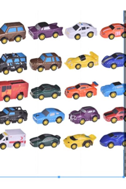 Generic Fun Little Toys 20 Assorted Pull Back Vehicles, Toy Cars Playset, Con...