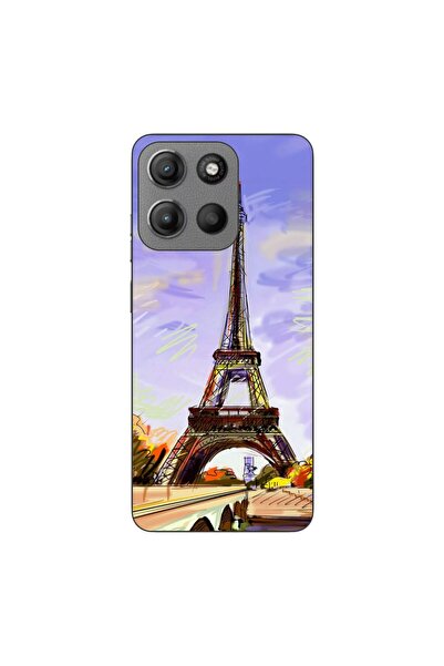OEM Husa compatibila cu Motorola Moto G15 Silicon Gel Tpu Model Desen Turnul ...
