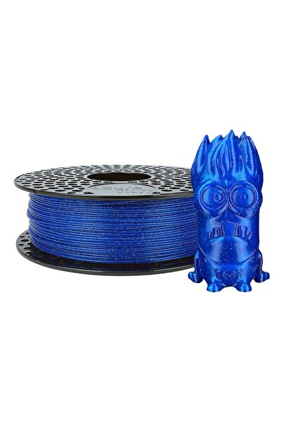AZUREFILM Filament Pla Glitter Albastru( sclipici albastru) 1.75 mm 1 KG