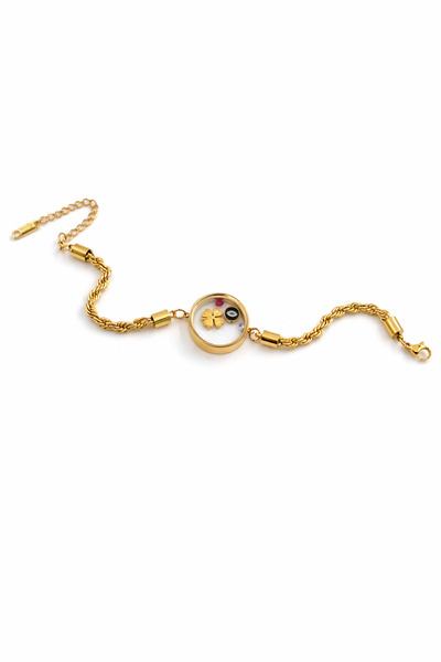 Bozhi Steel Bracelet Bl Gold Luminous Style