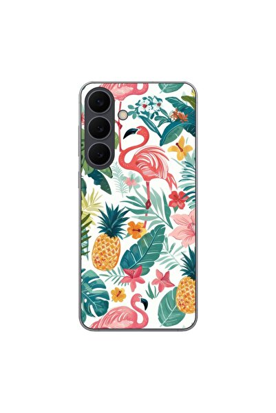 OEM Husa compatibila cu Samsung Galaxy S25 FE Silicon Gel Tpu Model Tropical ...