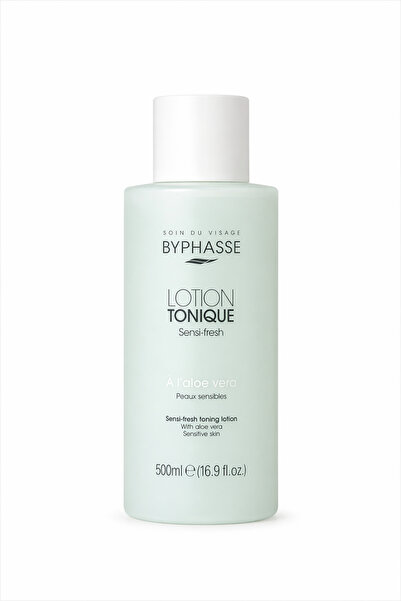 BYPHASSE Sensi Loțiune Tonică Fresh 500ml cu Aloe Vera pentru Piele Sensibilă